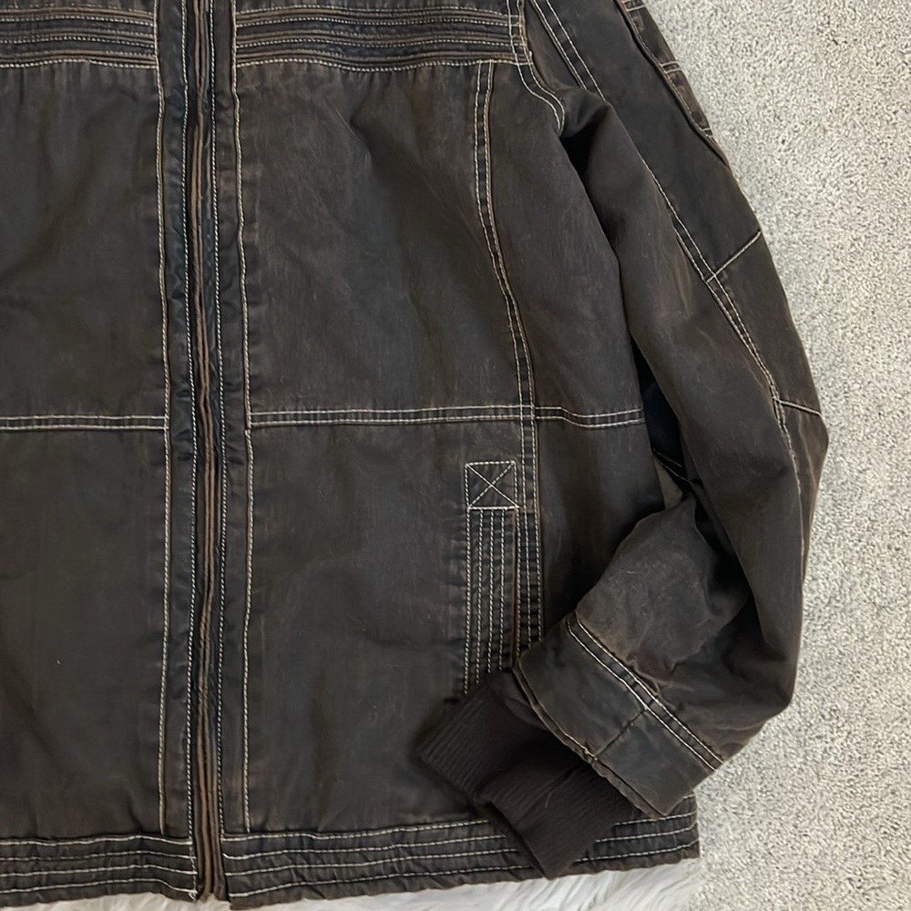 BKE Men’s biker jacket - Picture 3 of 9